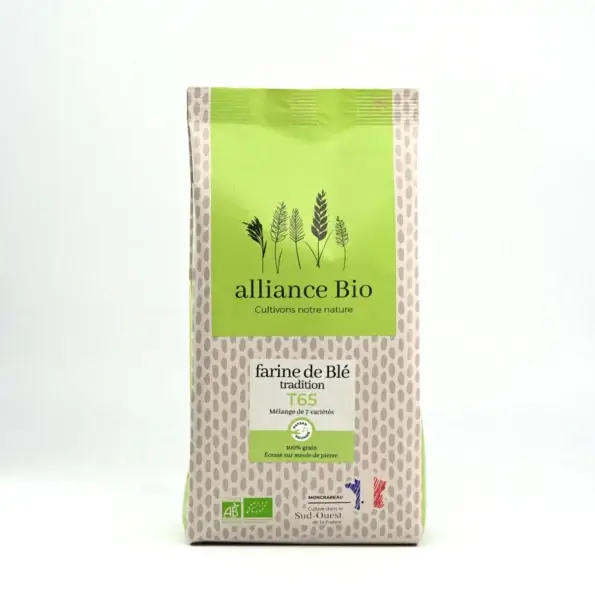 Farine de blé t65 bio
