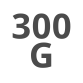 300g