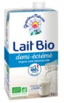 LAIT UHT DEMI ECREME BRIQUE 1 L
