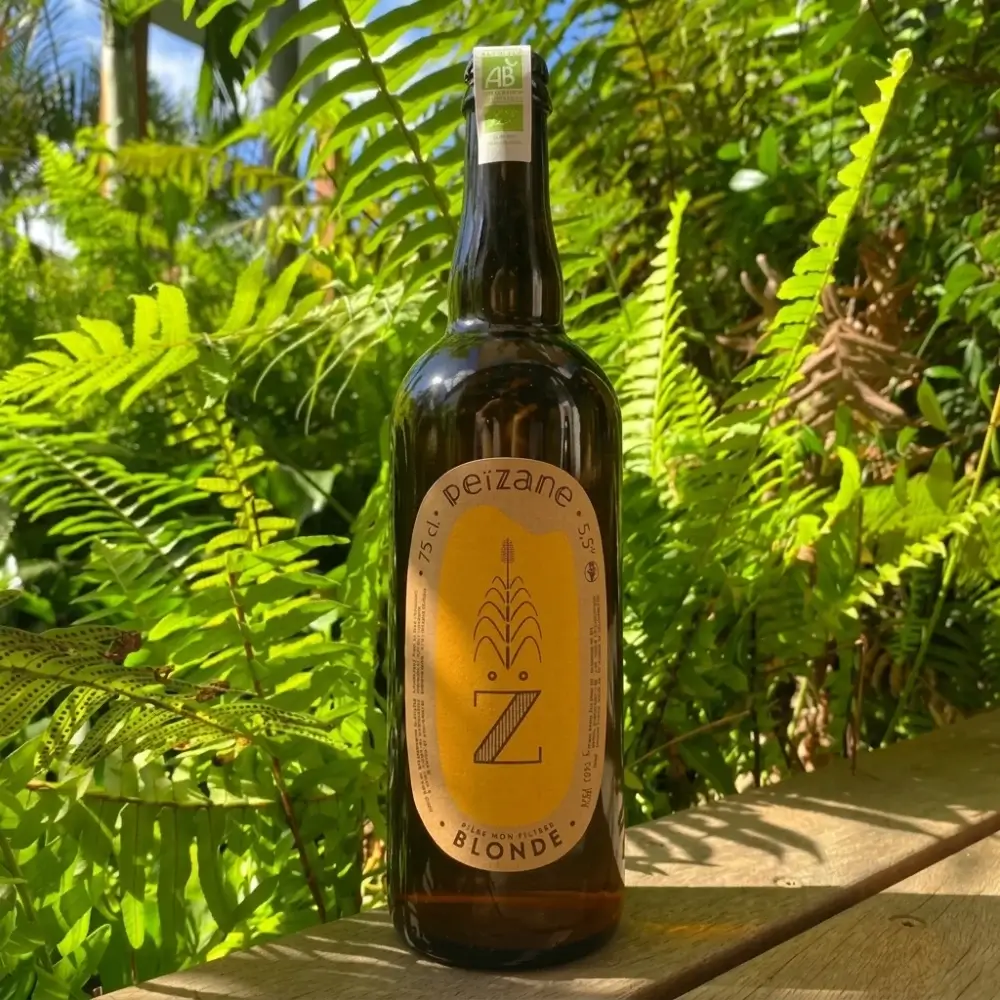 Bière Blonde Peïzane Bio 750ml (AI Enhanced)