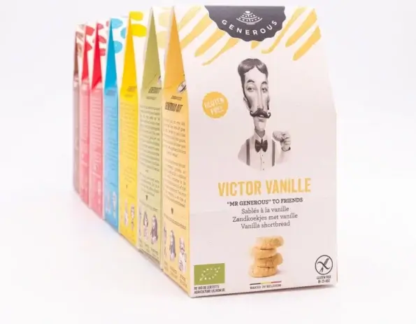 BISCUITS BIO VICTOR VANILLE 100G