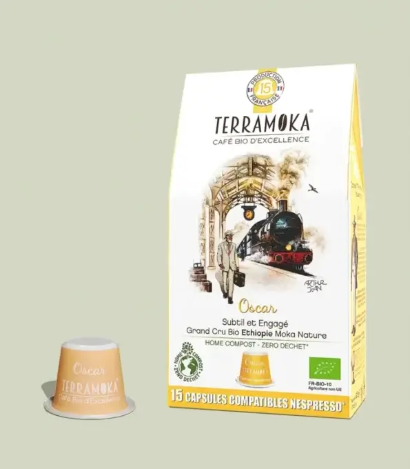 CAFÉ EN CAPSULES HOME COMPOSTABLE BIO OSCAR