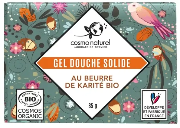 Gel douche Beurre de karité solide 85g bio