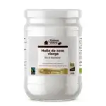 Huile de coco bio et équitable 300ml (AI Enhanced)