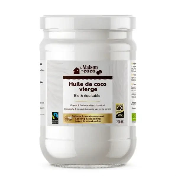 Huile de coco bio et équitable 300ml