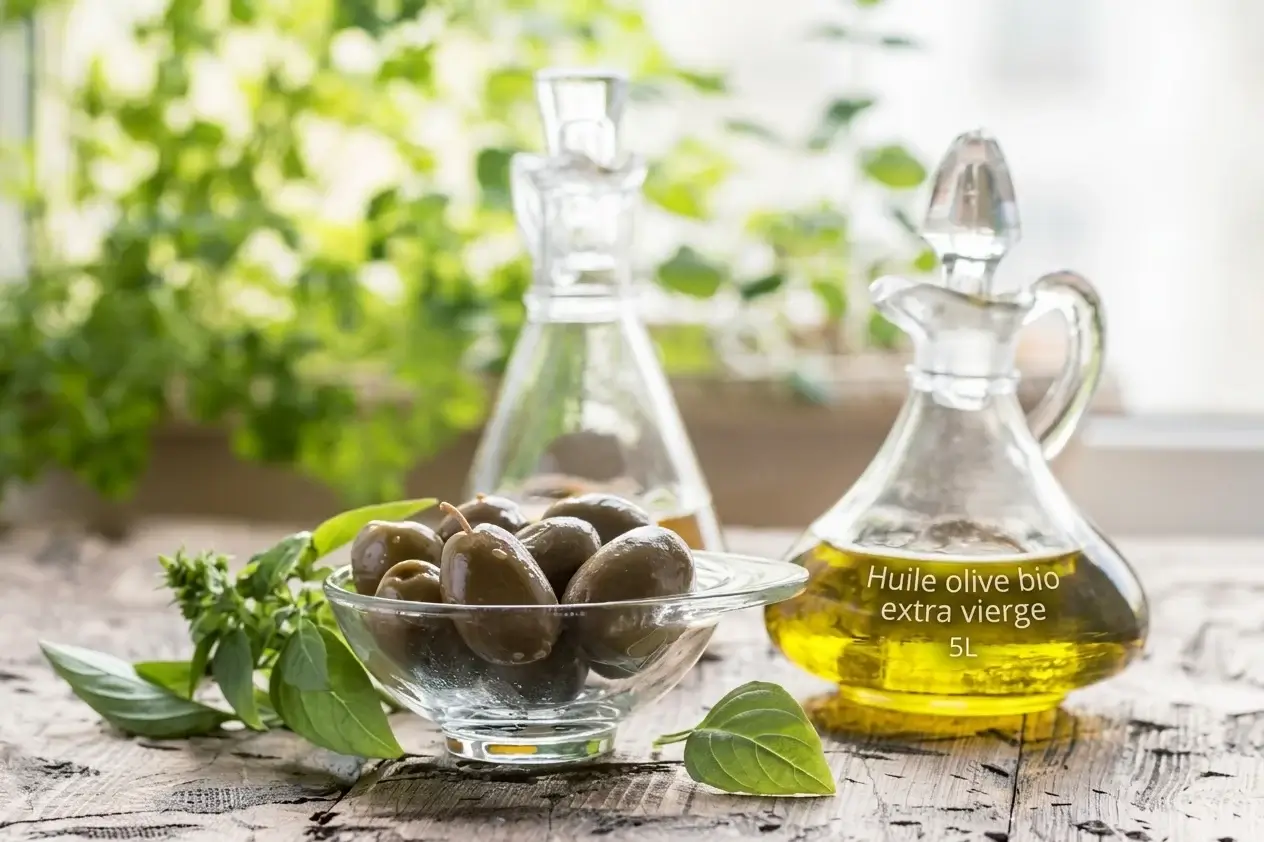 Huile olive bio extra vierge 5L (AI Enhanced)