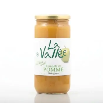 Purée de pomme sans sucres ajoutés bio