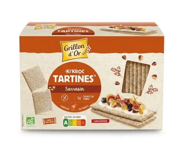 TARTINES SARRASIN SANS GLUTEN 150G BIO