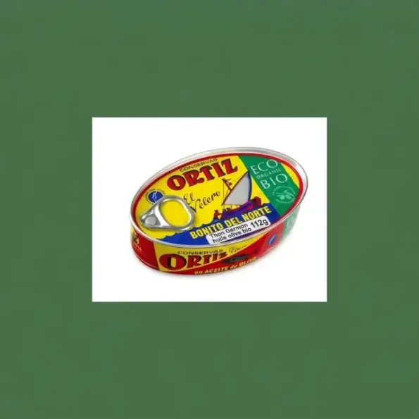 Thon Germon huile olive bio 112g
