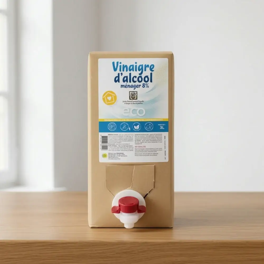 Vinaigre alcool 8% naturel 3L eco (AI Enhanced)