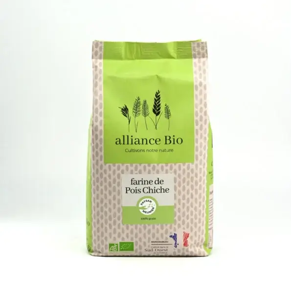 Farine de pois chiches bio