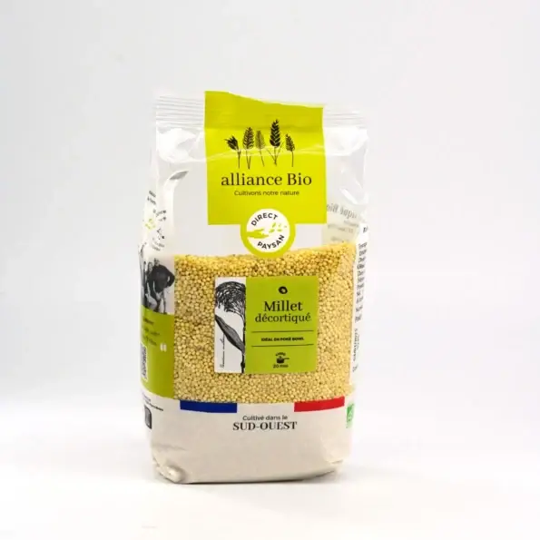 Graine de millet décortique 500g bio