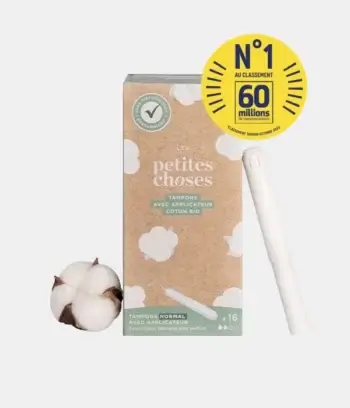 Tampon bio avec applicateur flux normal boite de 16