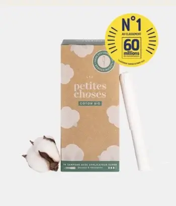 Tampon bio avec applicateur flux super boite de 14