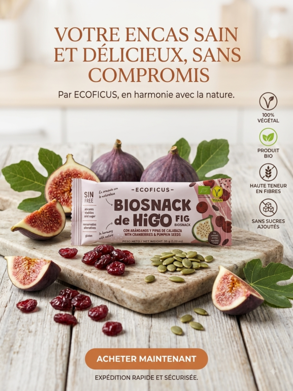 Barre énergétique figue, cramberry et courge bio 35g