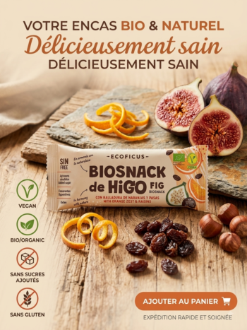 Barre énergétique figue, orange et raisin bio 35g